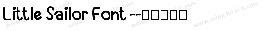 Little Sailor Font -字体转换